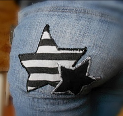 jeans étoilé